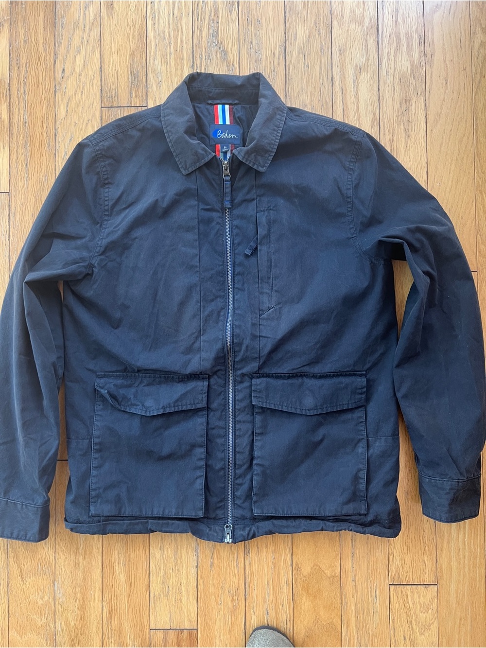 Boden Men's Dark Navy Zip Jacket